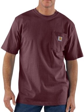 Carhartt 3X Short Sleeve Men's Shirt - K87 in Port - Workwear